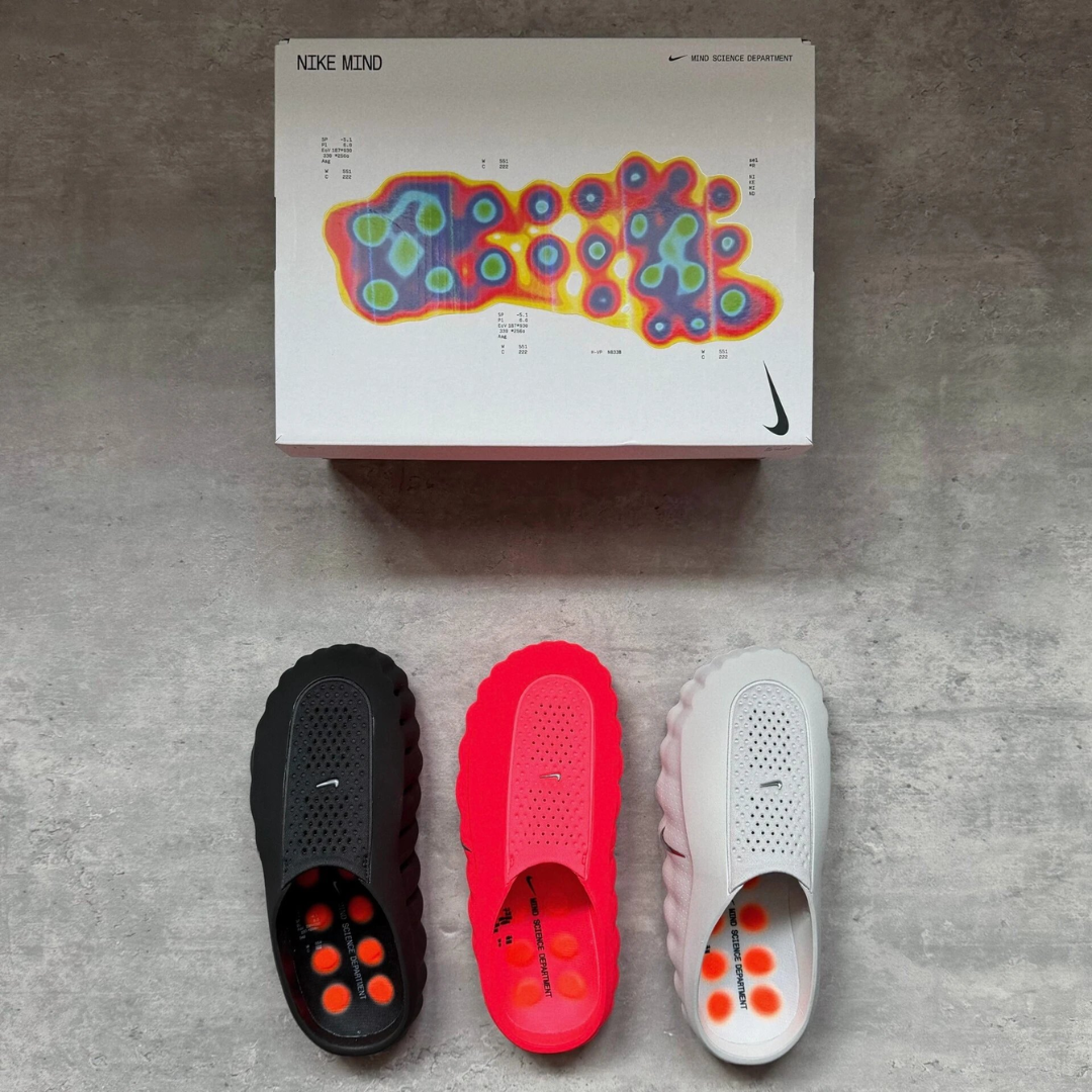 Nike Mind 001 Slide Black Chrome