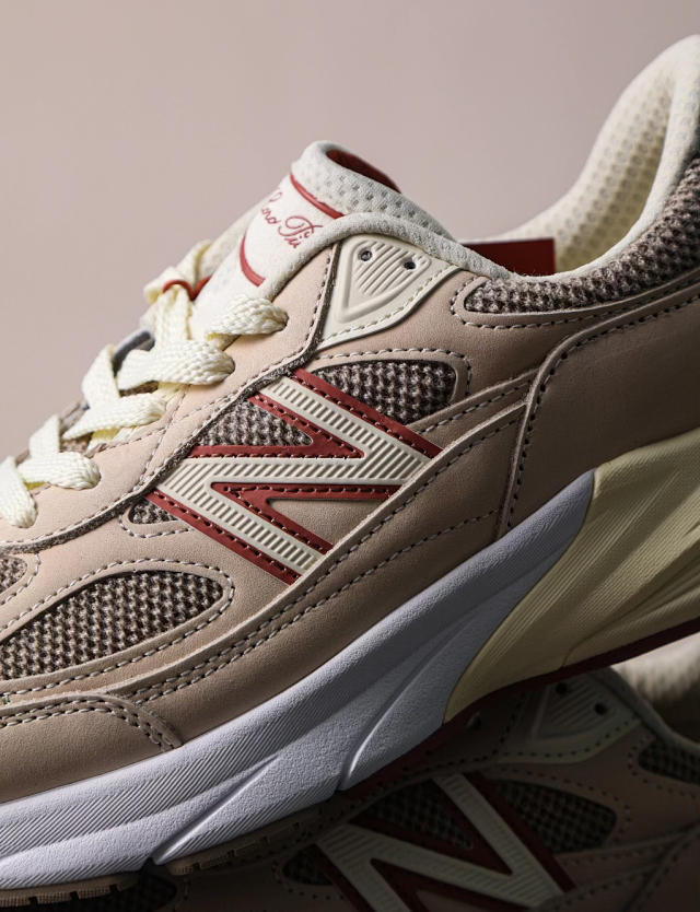 New balance 990v6 made in usa raw cashew x loro piana