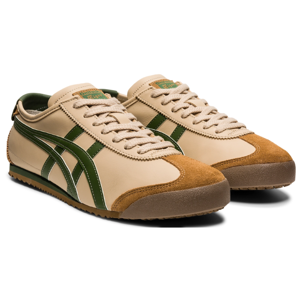 Asics onitsuka tiger mexico 66 beige grass green pronta entrega