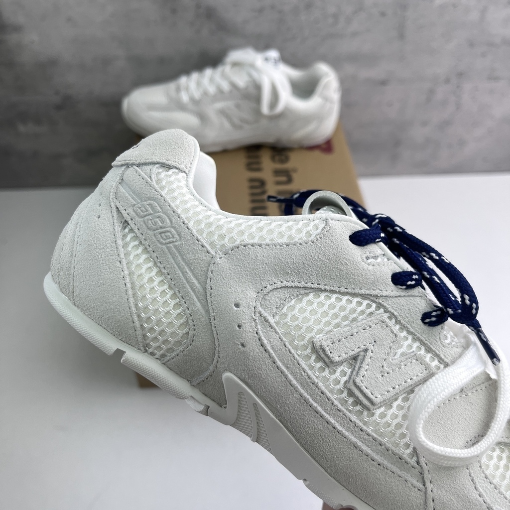 New balance 530 sl x miumiu white and blue
