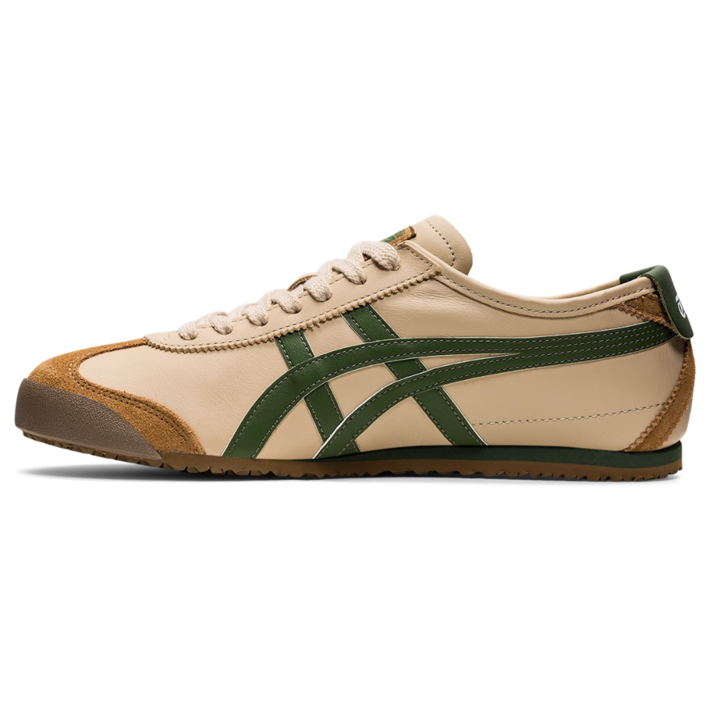 Asics onitsuka tiger mexico 66 beige grass green pronta entrega