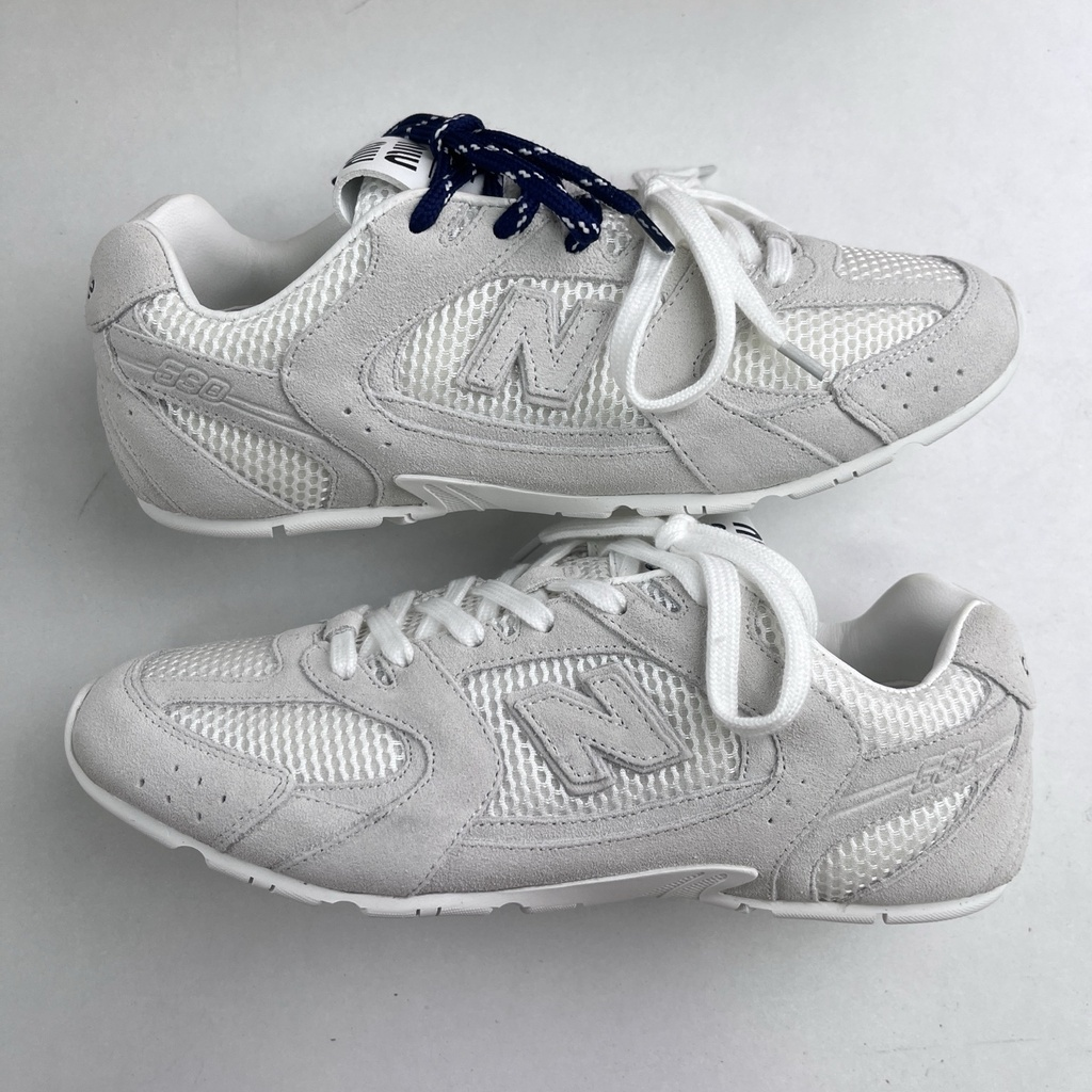 New balance 530 sl x miumiu white and blue