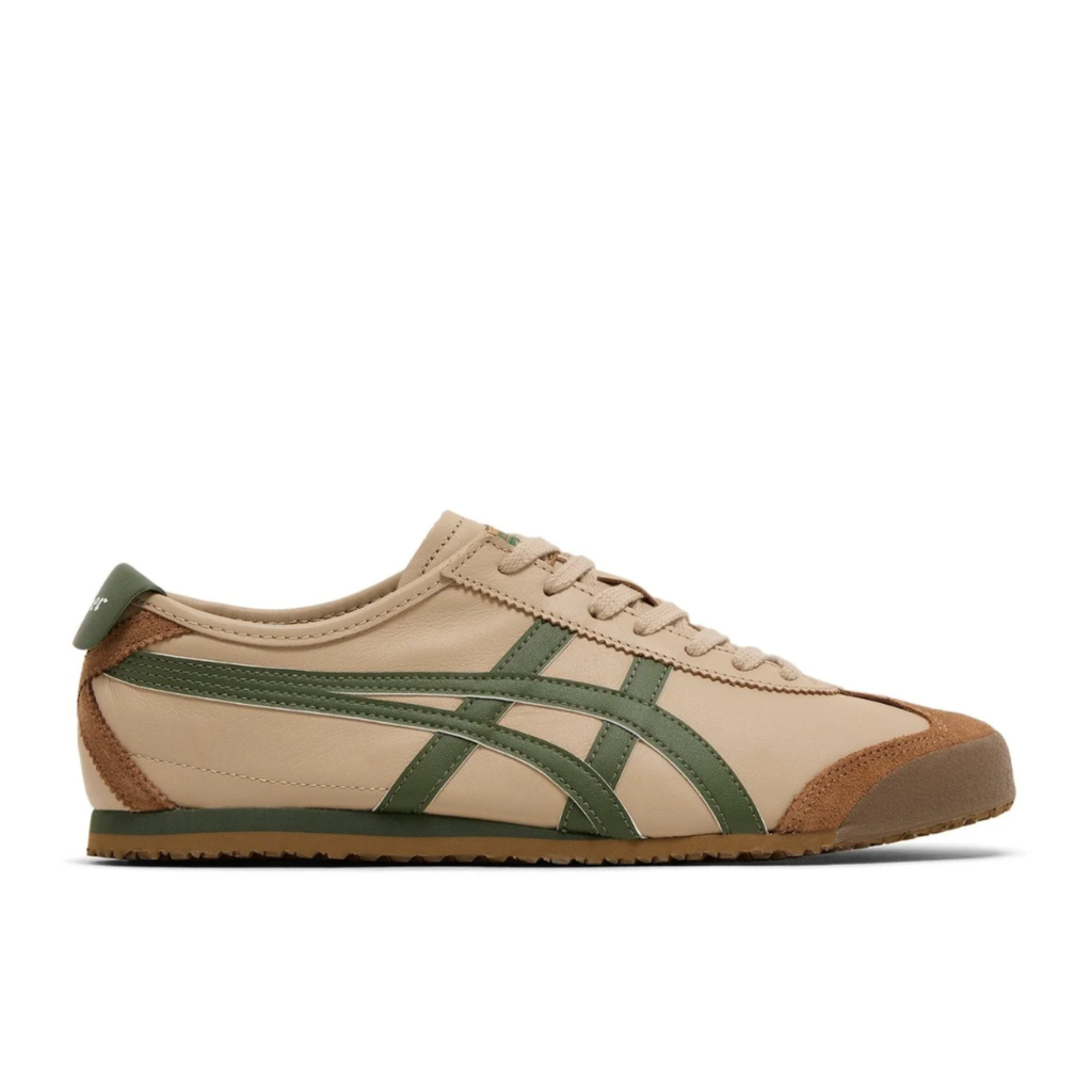 Asics onitsuka tiger mexico 66 beige grass green pronta entrega