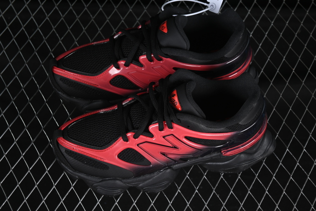 New balance 9060 black red gradient