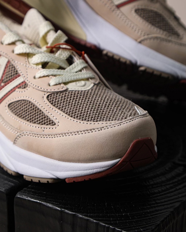 New balance 990v6 made in usa raw cashew x loro piana