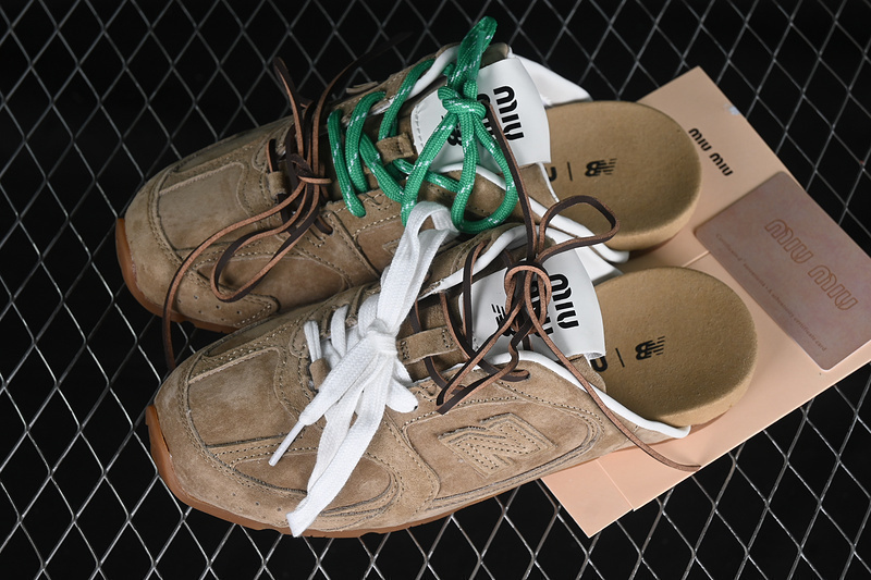 New balance 530 sl x miumiu ecru - mule