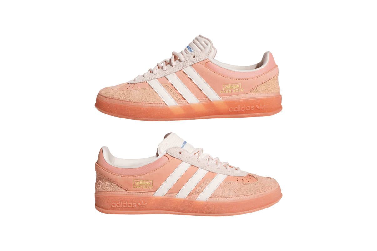 Tênis Adidas Gazelle Indoor Bad Bunny Cabo Rojo Rosa