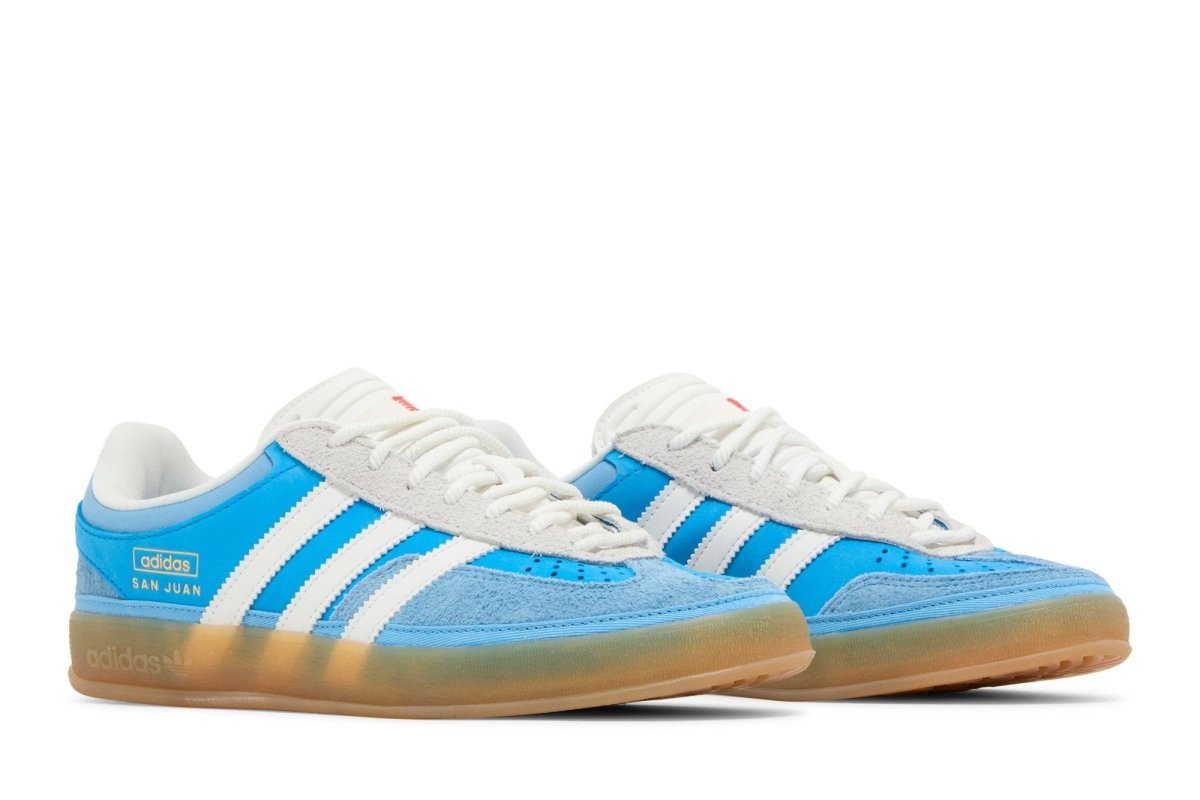 Tênis adidas Gazelle Indoor x Bad Bunny San Juan Azul