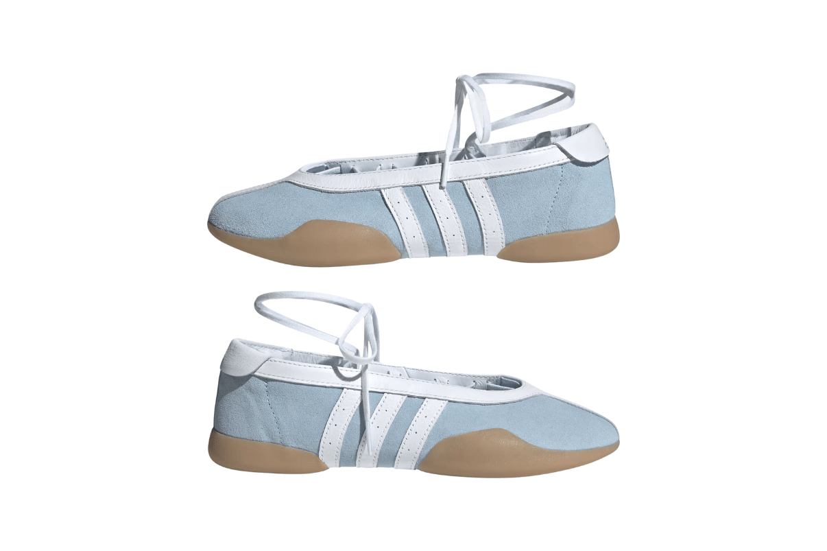 Tênis Adidas Taekwondo Mei Ballet Clear Sky Gum Azul