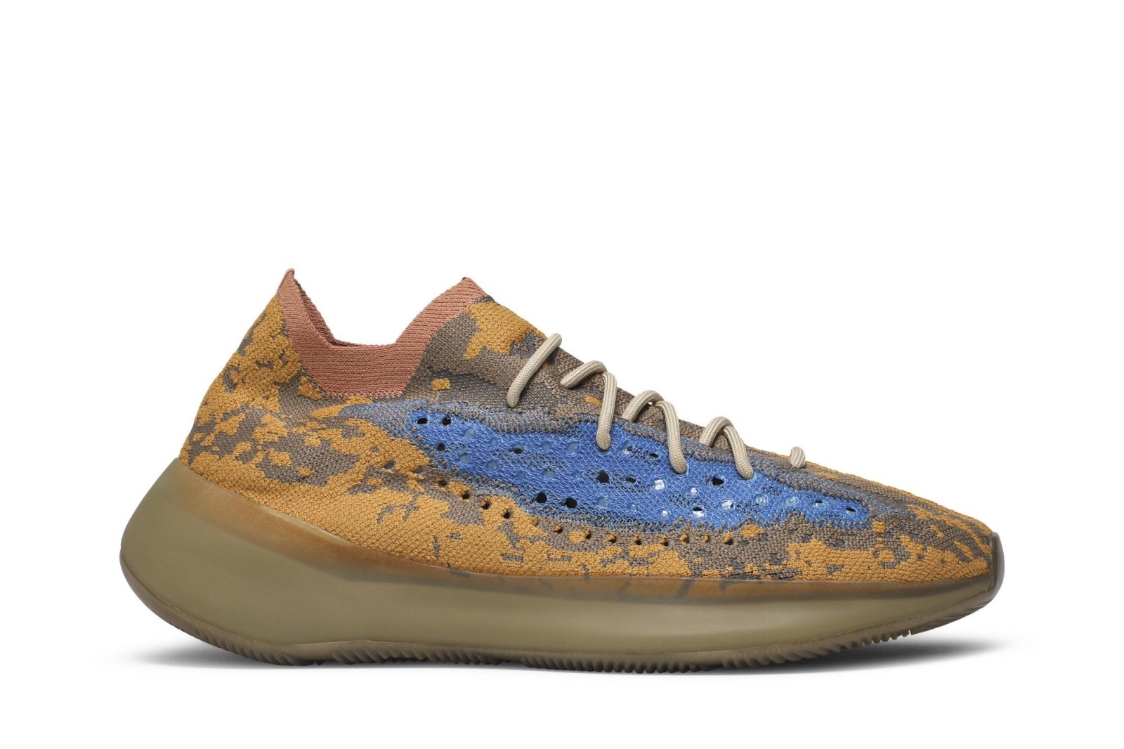 Tenis Adidas Yeezy Boost 380 Blue Oat Marrom