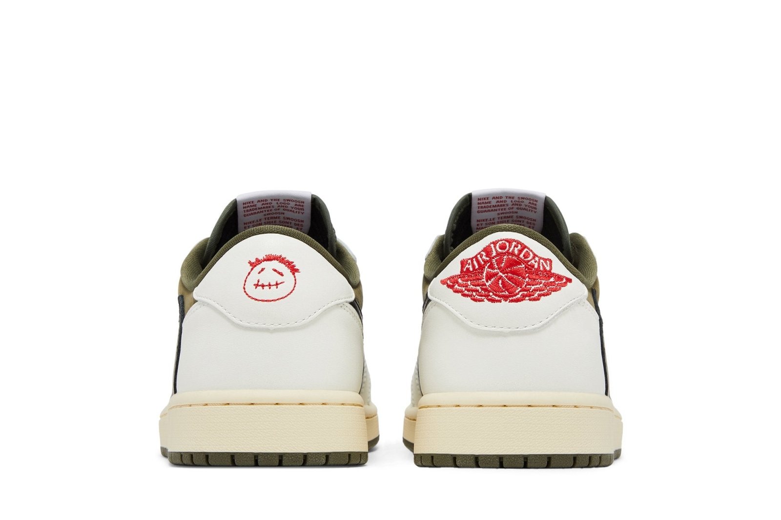 Tênis Nike Air Jordan 1 Low Og Sp x Travis Scott Medium Olive Verde