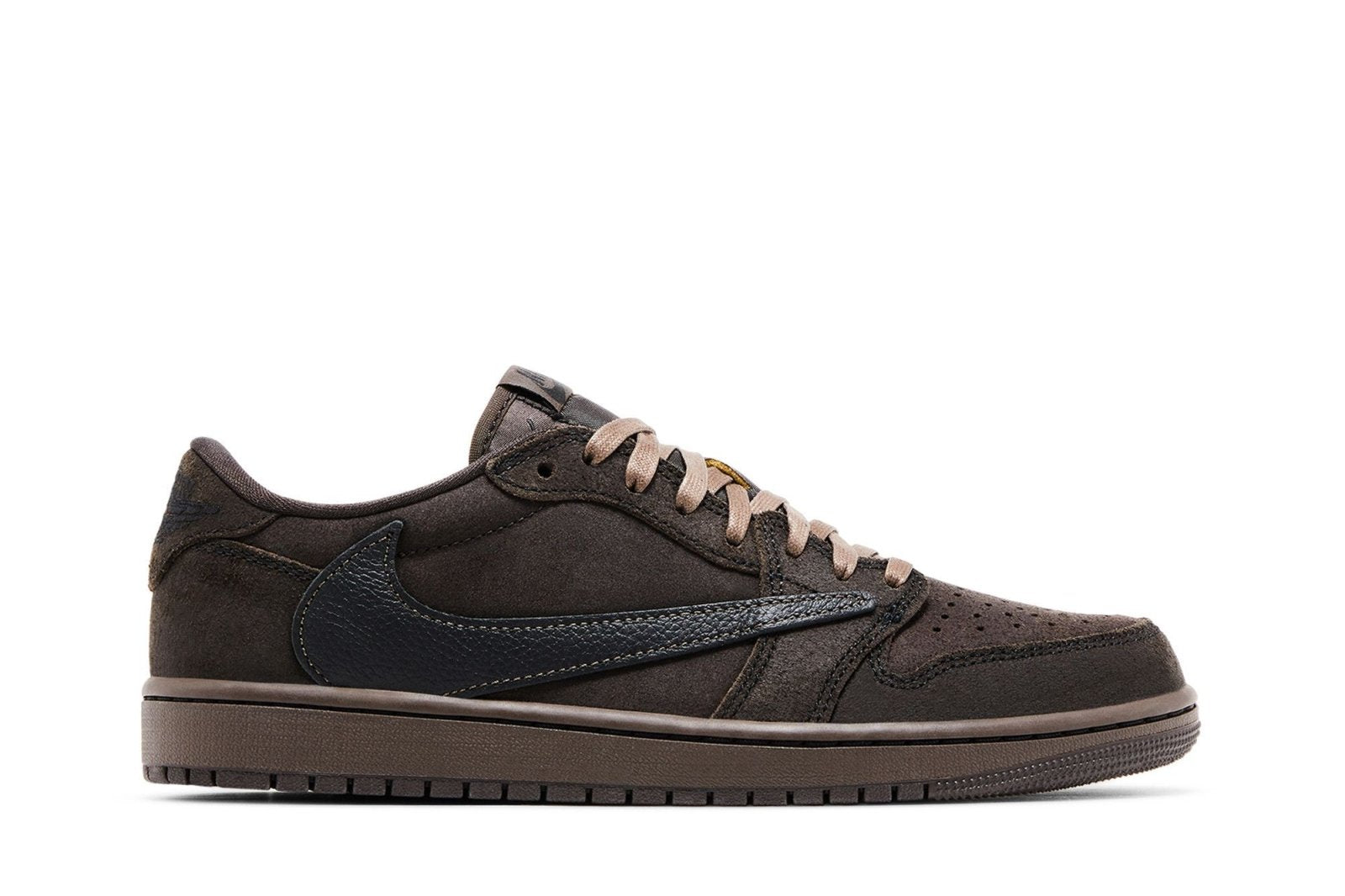 Tênis Nike Air Jordan 1 Low Og Sp x Travis Scott Velvet Brown Marrom