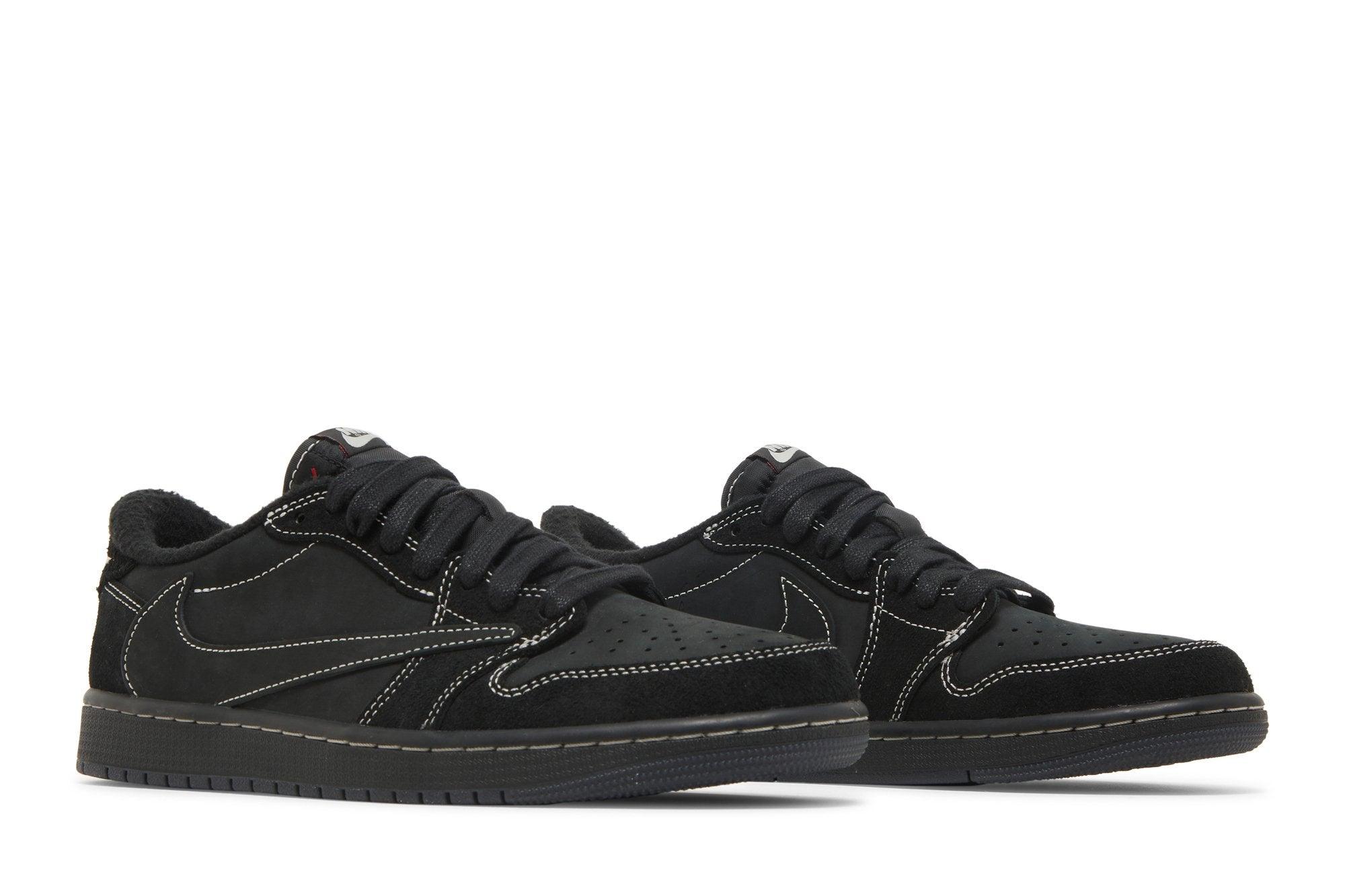 Tênis Nike Travis Scott x Air Jordan 1 Low OG SP 'Black Phantom' Preto