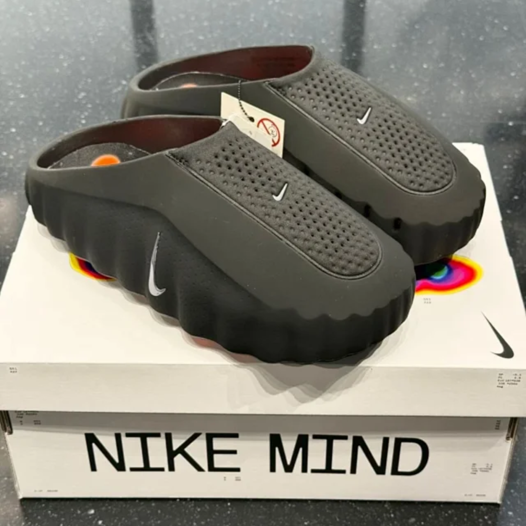 Nike Mind 001 Slide Black Chrome