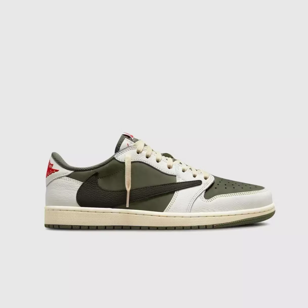 Air jordan 1 low travis scott medium olive pronta entrega