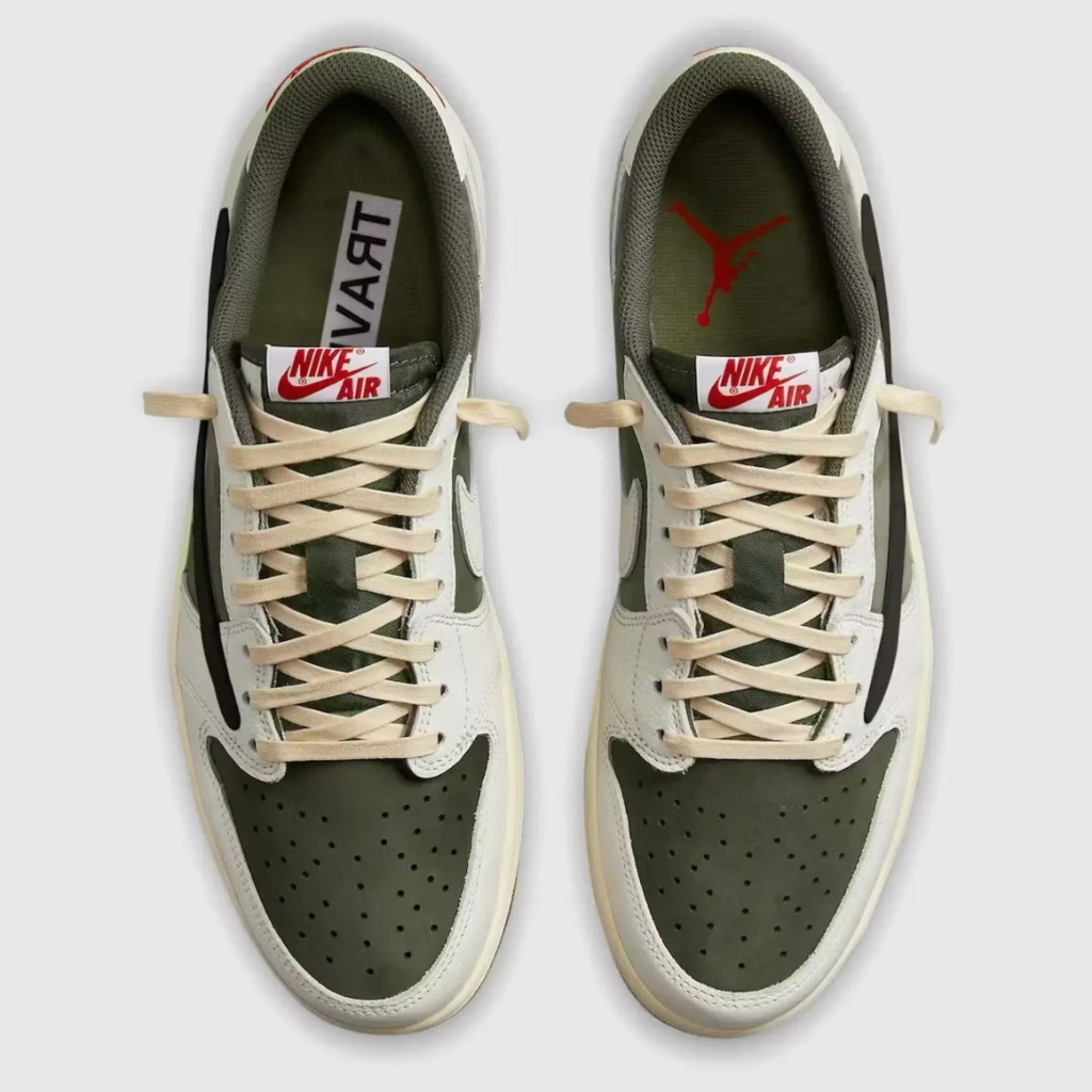 Air jordan 1 low travis scott medium olive pronta entrega