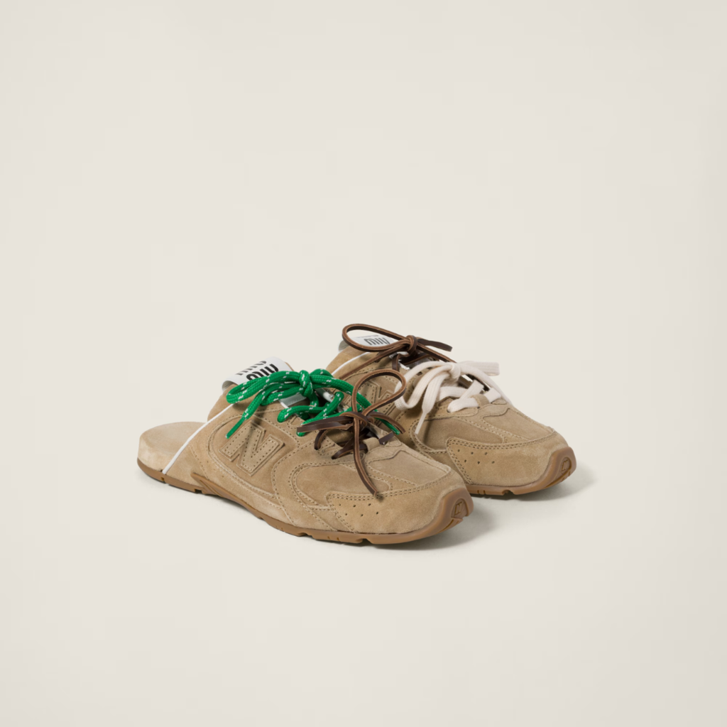 New balance 530 sl x miumiu ecru - mule