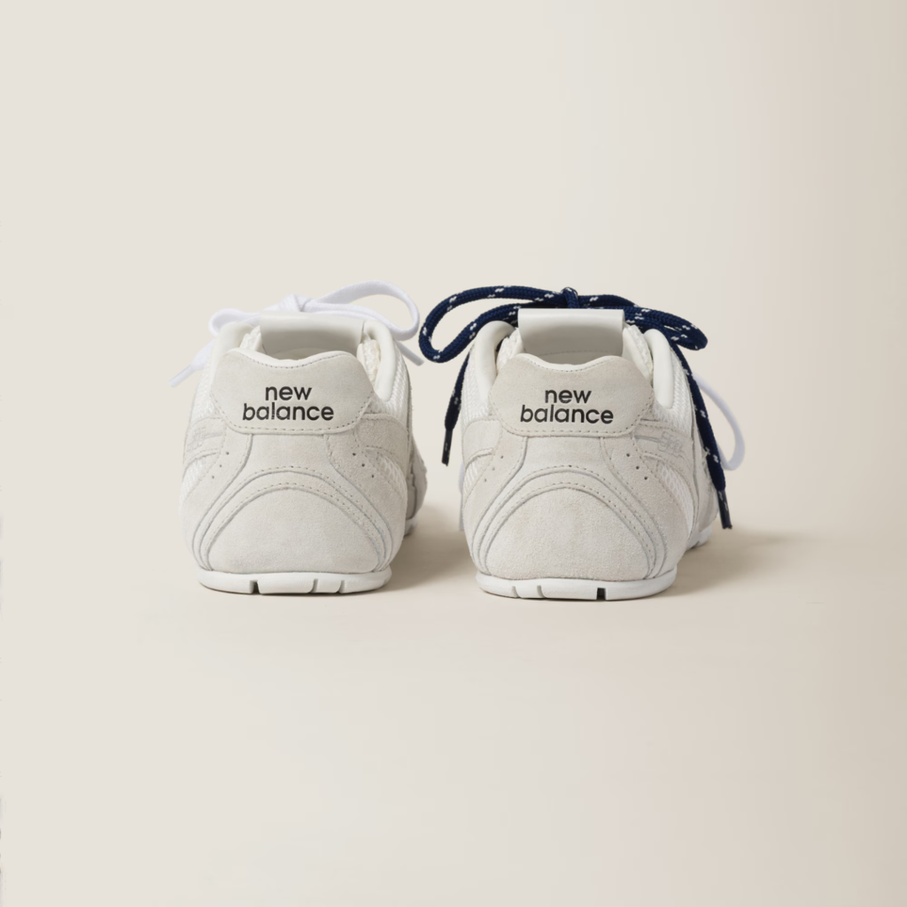 New balance 530 sl x miumiu white and blue