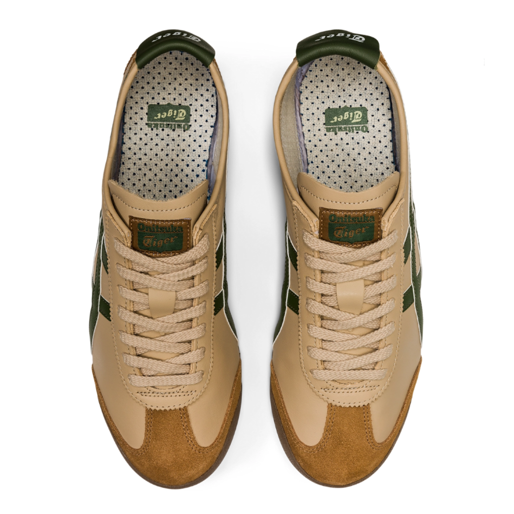 Asics onitsuka tiger mexico 66 beige grass green pronta entrega