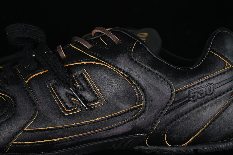 New balance 530 sl x miumiu black leather pronta entrega