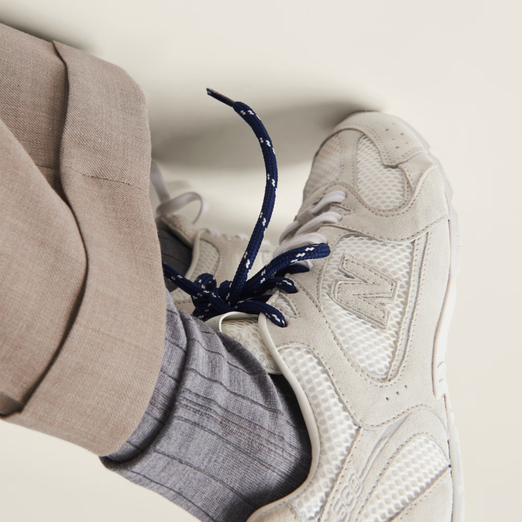 New balance 530 sl x miumiu white and blue