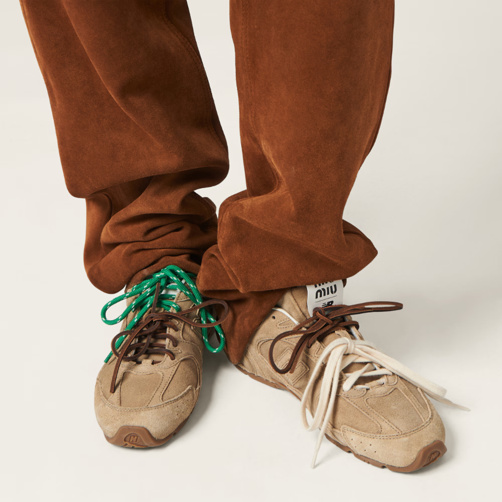 New balance 530 x miumiu ecru pronta entrega