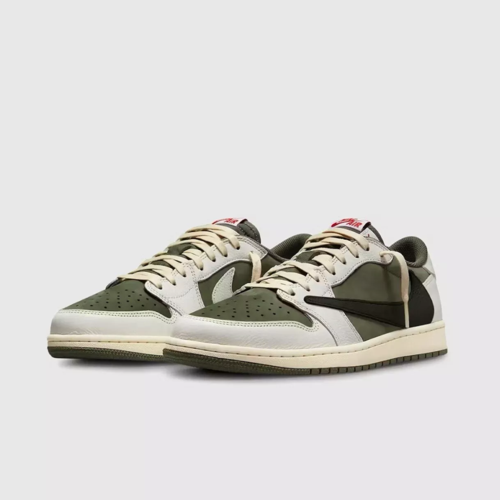 Air jordan 1 low travis scott medium olive pronta entrega