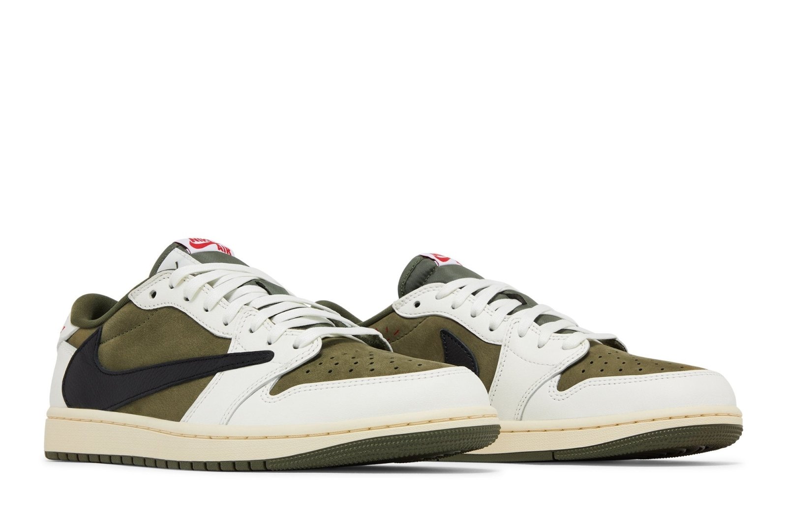 Tênis Nike Air Jordan 1 Low Og Sp x Travis Scott Medium Olive Verde
