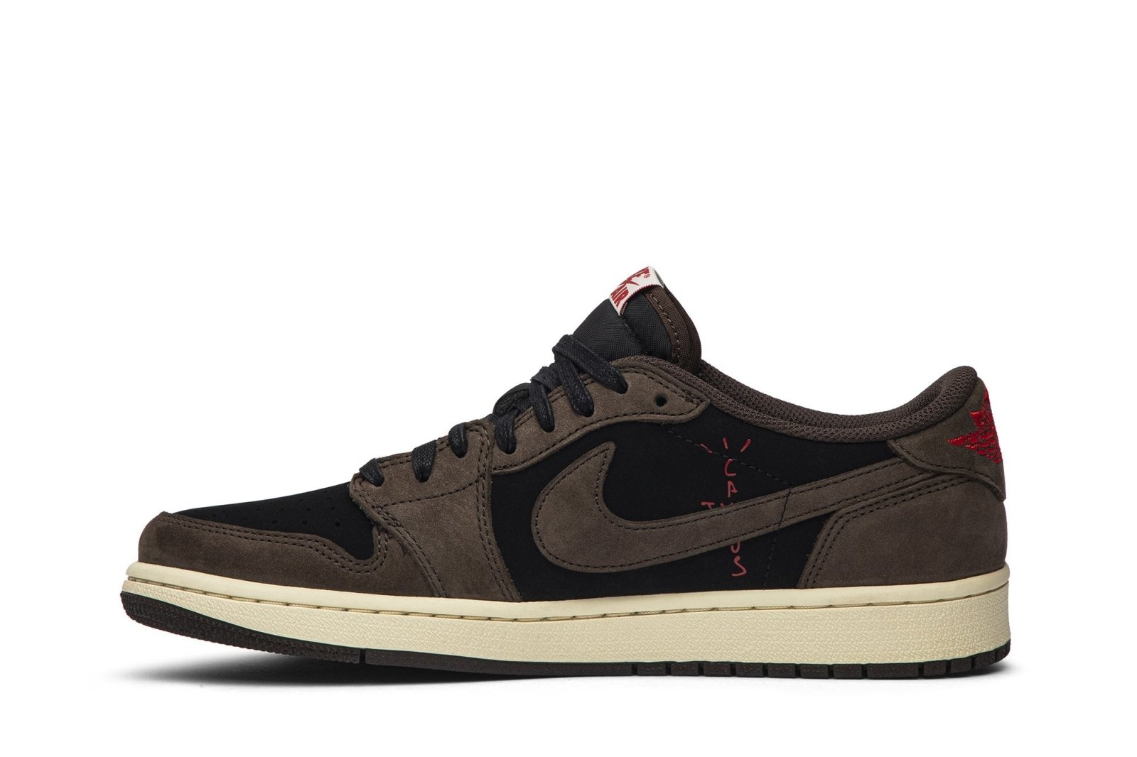 Tênis Nike Air Jordan 1 Low Og Sp x Travis Scott Mocha