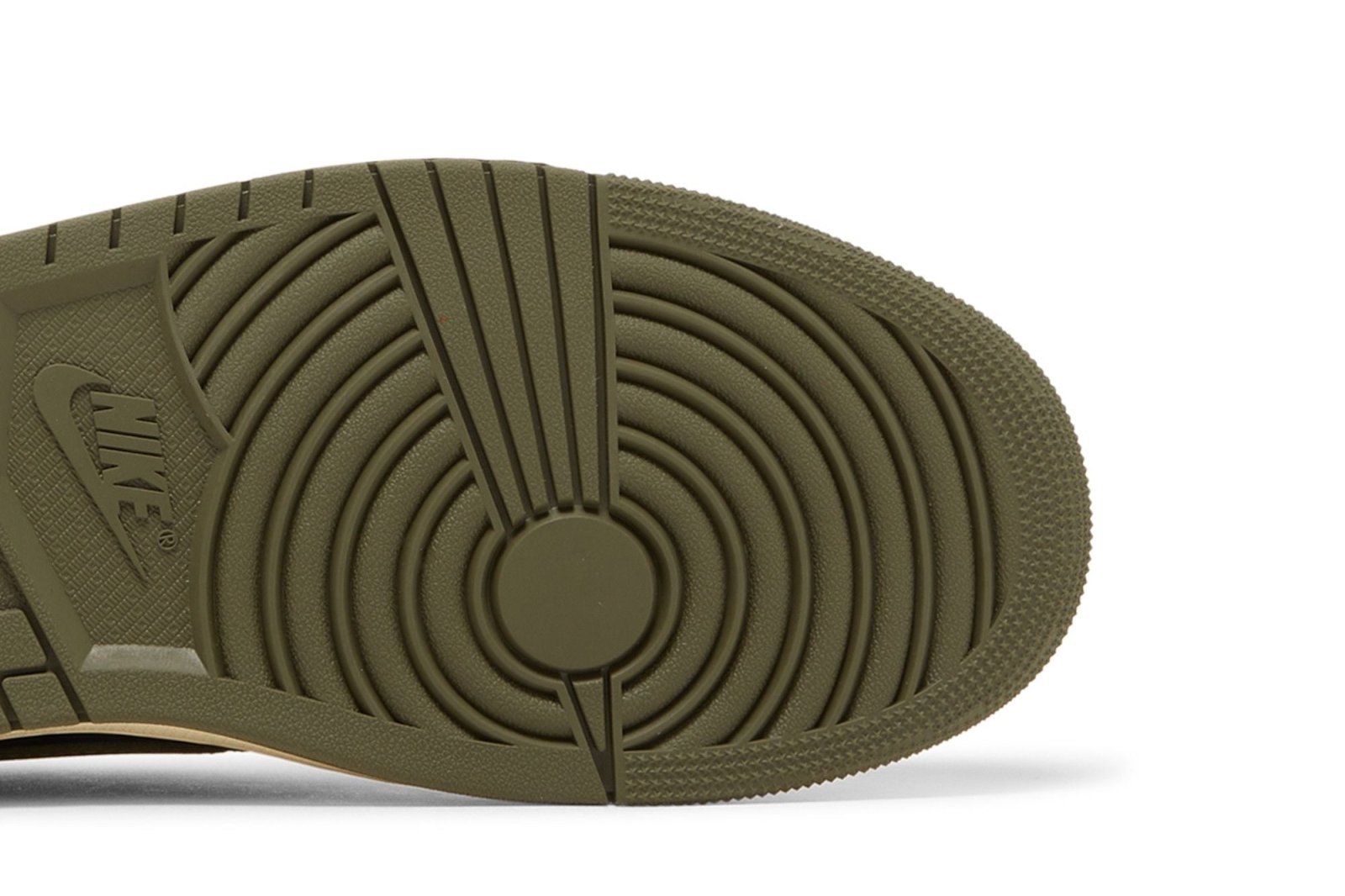 Tênis Nike Travis Scott x Nike Air Jordan 1 Retro Low OG SP Olive Branco